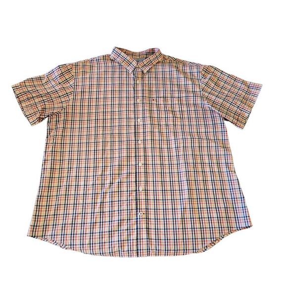 IZOD Other - Izod Men's Multicolor Short Sleeve Button Down Shirt Sz 3XL